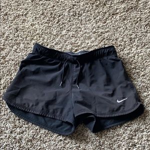 Youth small nike shorts with spanks underneath